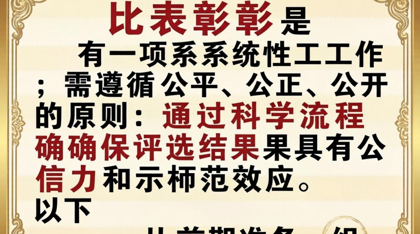 如何进行评比表彰才能确保公平公正且激励效果最大化?-图3 如何进行评比表彰才能确保公平公正且激励效果最大化?-图3