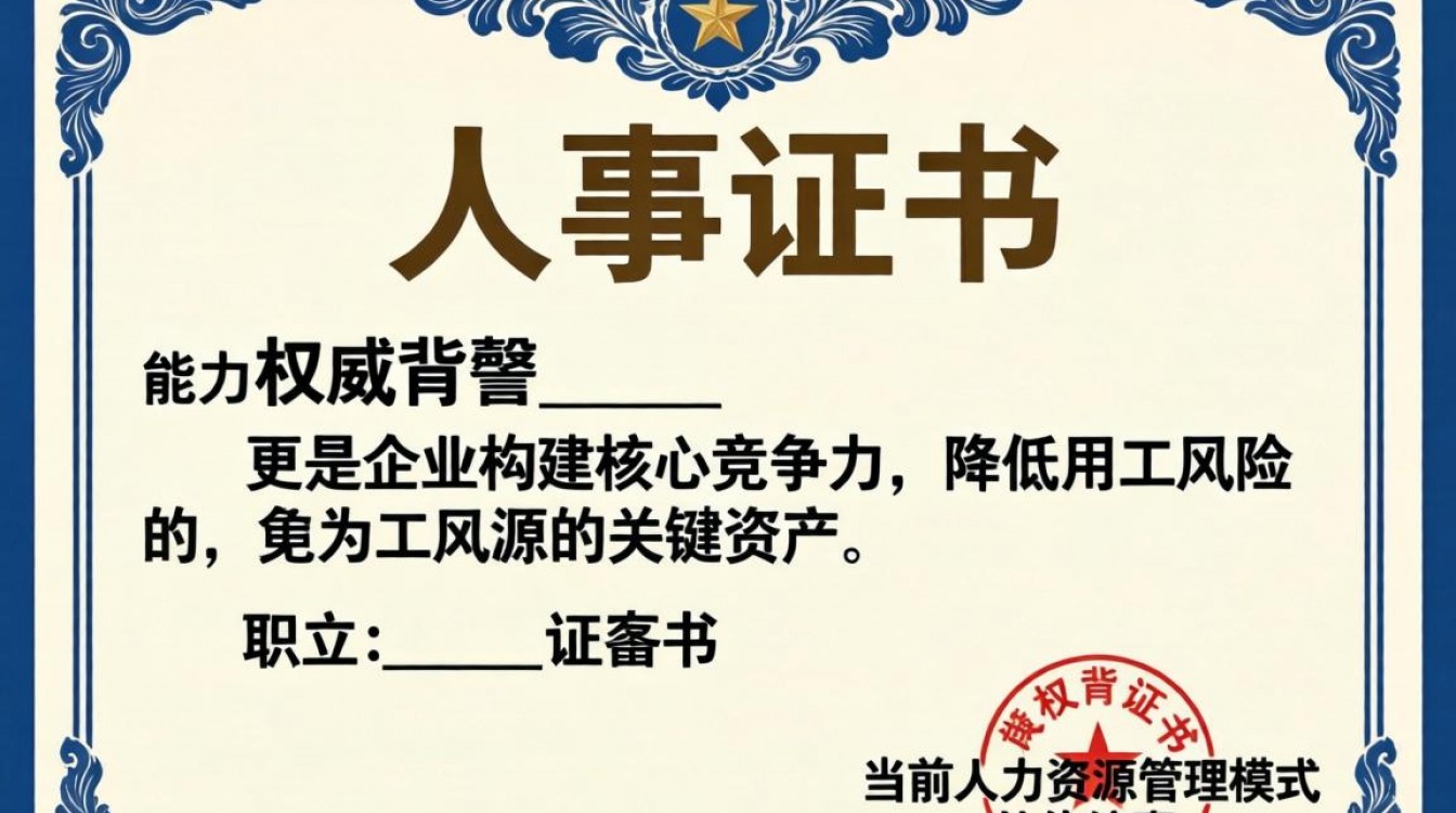 优秀人事证书-图2 优秀人事证书-图2