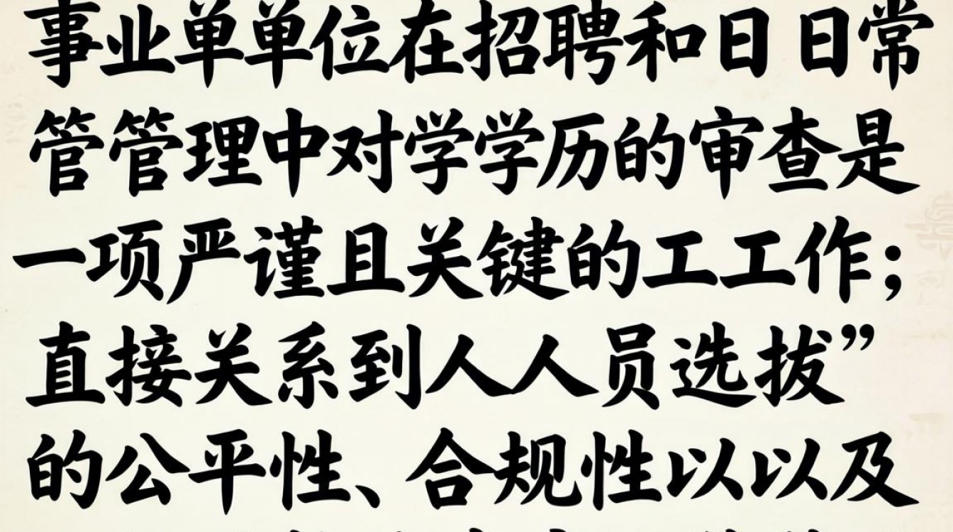 事业单位审查学历，具体流程和标准是怎样的？-图1