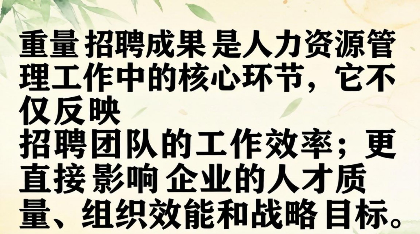 招聘成果如何衡量?关键指标有哪些?-图3 招聘成果如何衡量?关键指标有哪些?-图3