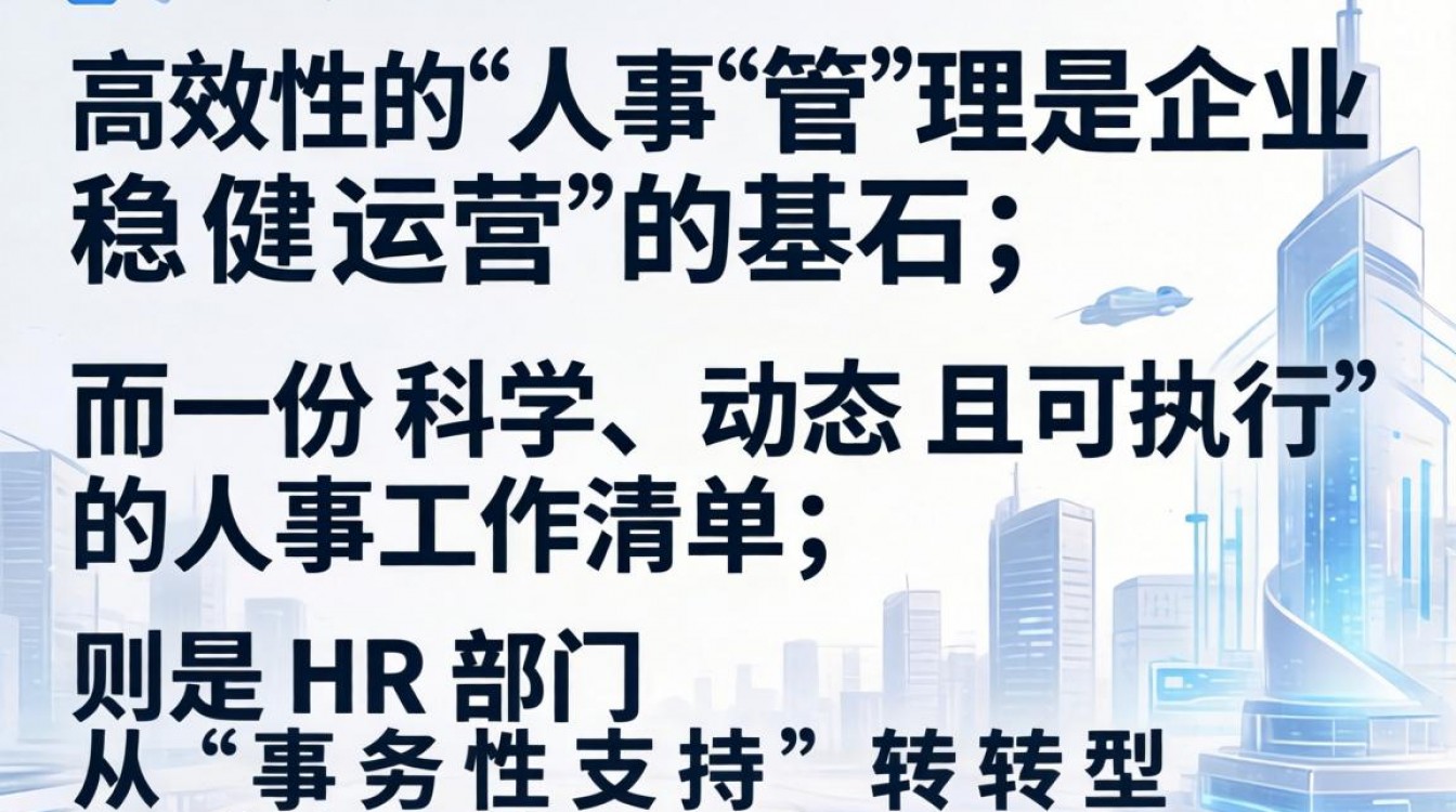 人事工作清单包含哪些内容，人事日常工作流程表-图1