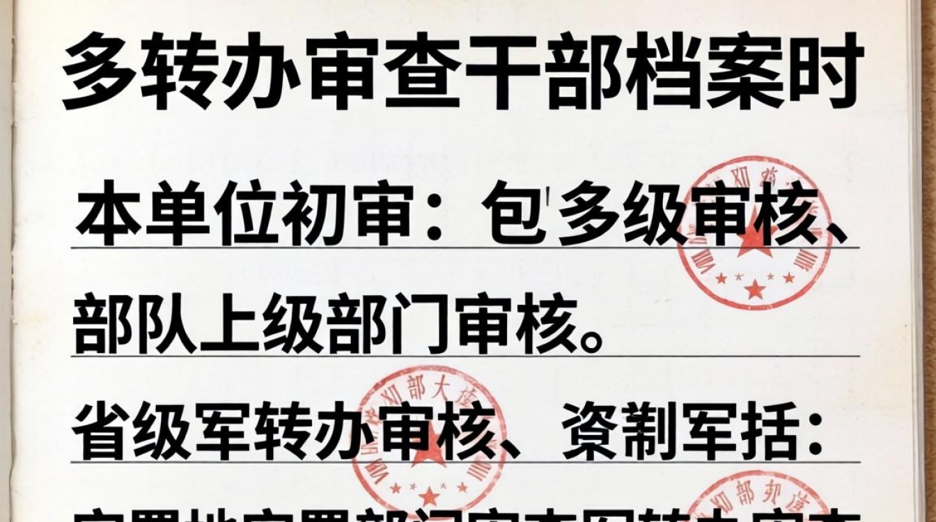 军转办审查干部档案的具体流程和标准是什么？-图2