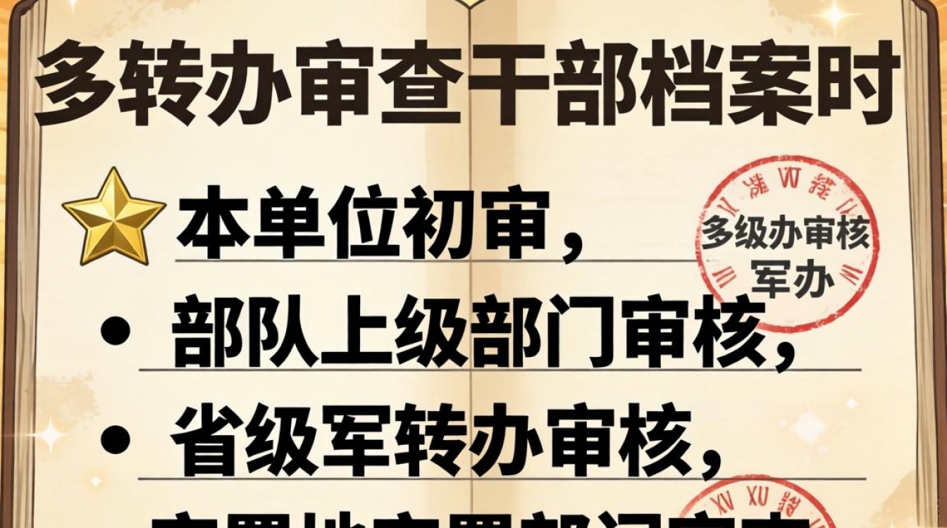 军转办审查干部档案的具体流程和标准是什么？-图3