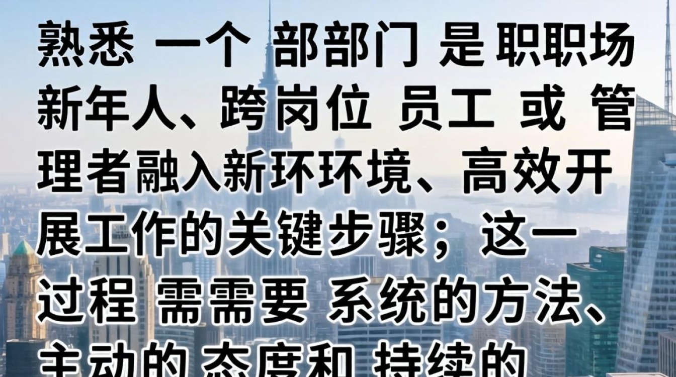 如何快速熟悉新部门工作?这5个方法让你快速融入团队!-图1 如何快速熟悉新部门工作?这5个方法让你快速融入团队!-图1