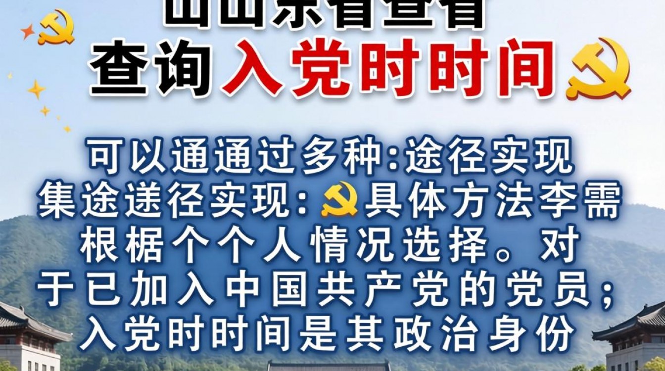 山东如何查询自己的入党时间?官方渠道有哪些?-图1 山东如何查询自己的入党时间?官方渠道有哪些?-图1