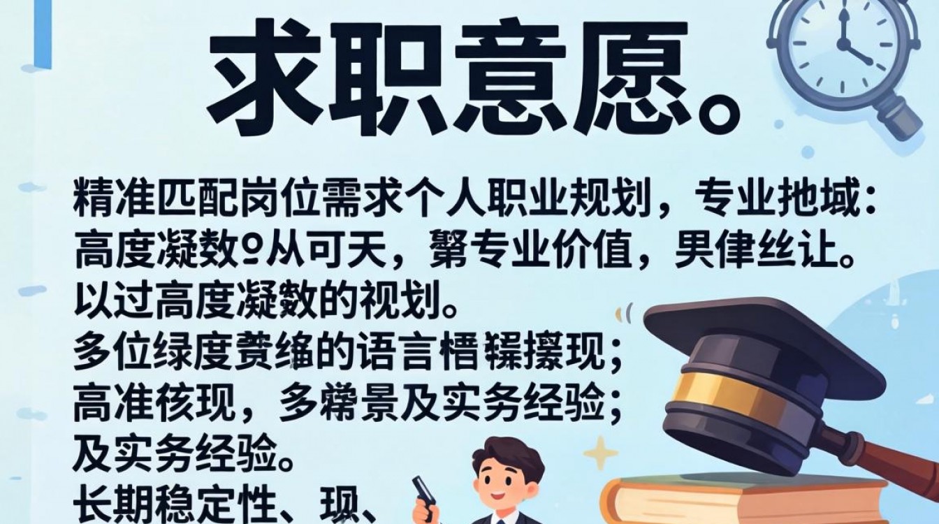 律师求职意愿怎么写?求职意向范文模板-图3 律师求职意愿怎么写?求职意向范文模板-图3