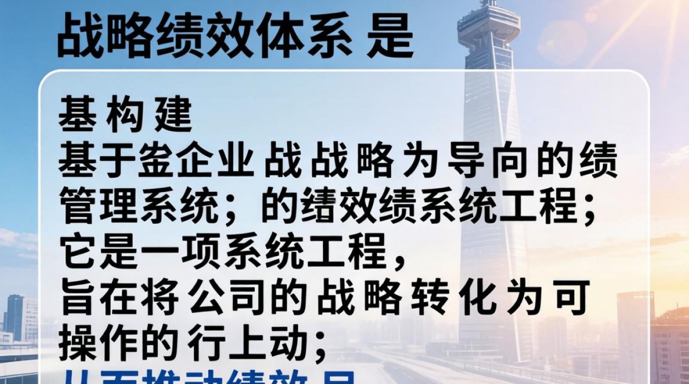 什么是战略绩效体系?-图1 什么是战略绩效体系?-图1