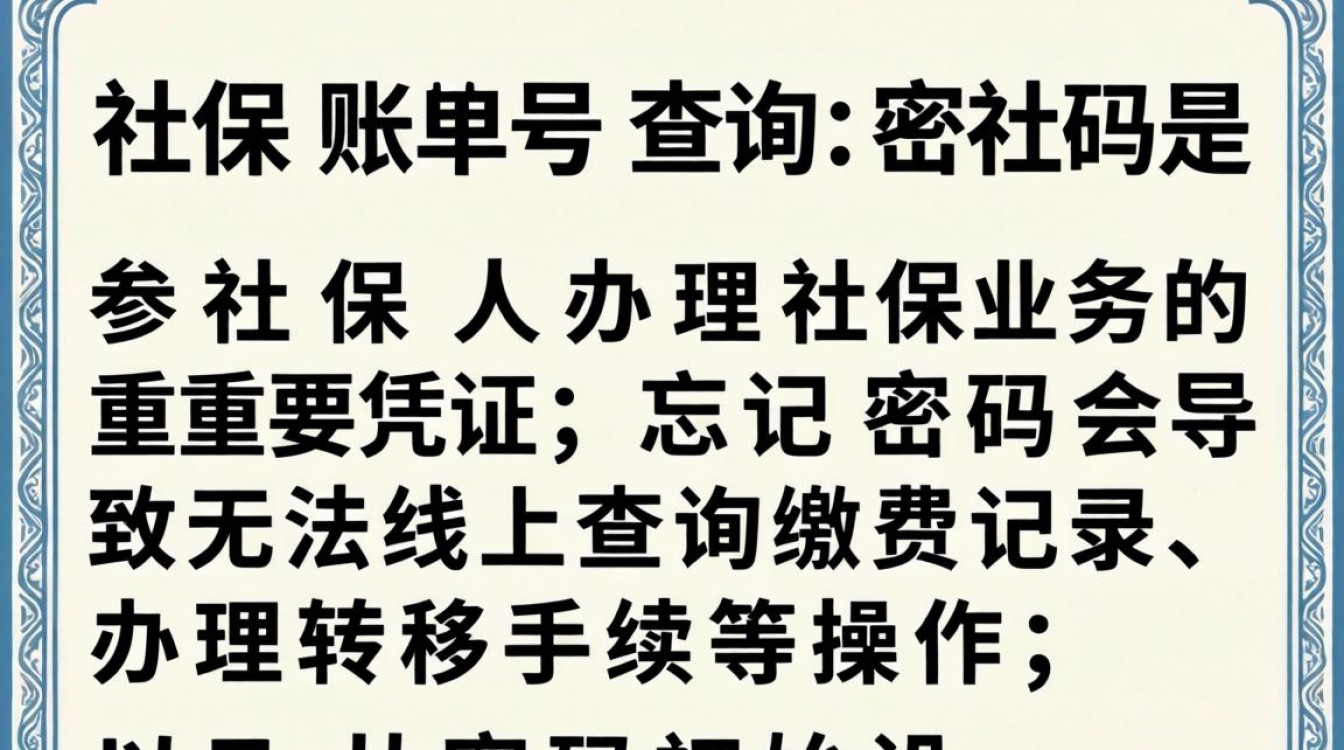社保账号密码忘了怎么在线查询?-图1 社保账号密码忘了怎么在线查询?-图1