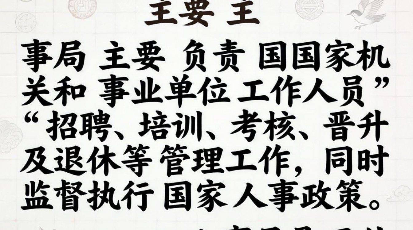 人事局在政府机构中扮演着什么样的角色？-图1