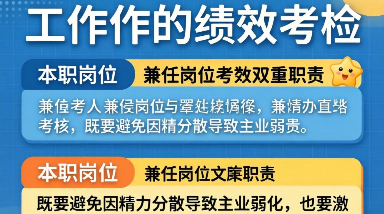 兼任岗位的绩效考核指标该怎么设计才合理?-图1 兼任岗位的绩效考核指标该怎么设计才合理?-图1