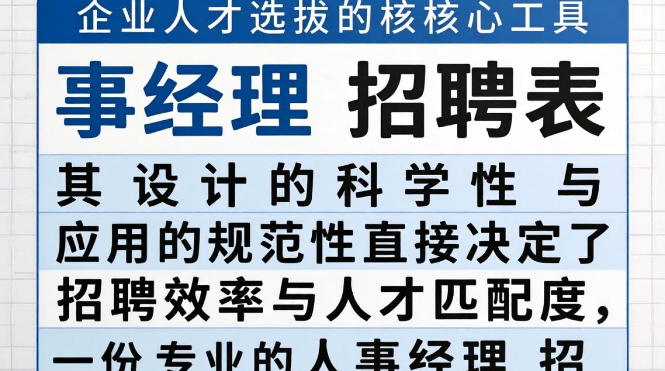 人事经理招聘表怎么制作？最新人事经理招聘表模板哪里下载-图1