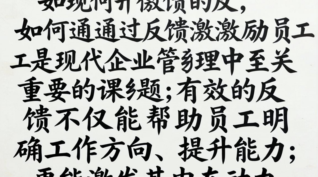 如何通过反馈有效激励员工,提升团队积极性?-图2 如何通过反馈有效激励员工,提升团队积极性?-图2