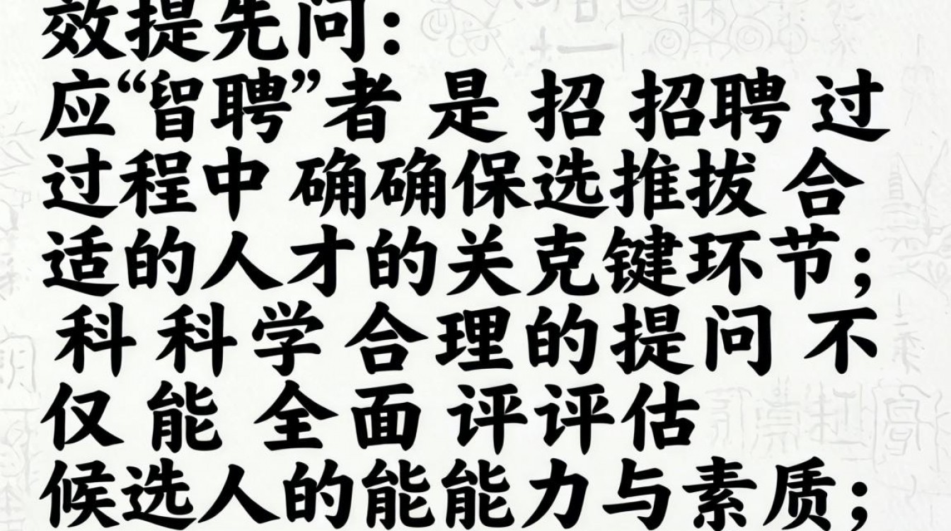如何通过有效提问精准评估应聘者能力?关键方法有哪些?-图2 如何通过有效提问精准评估应聘者能力?关键方法有哪些?-图2