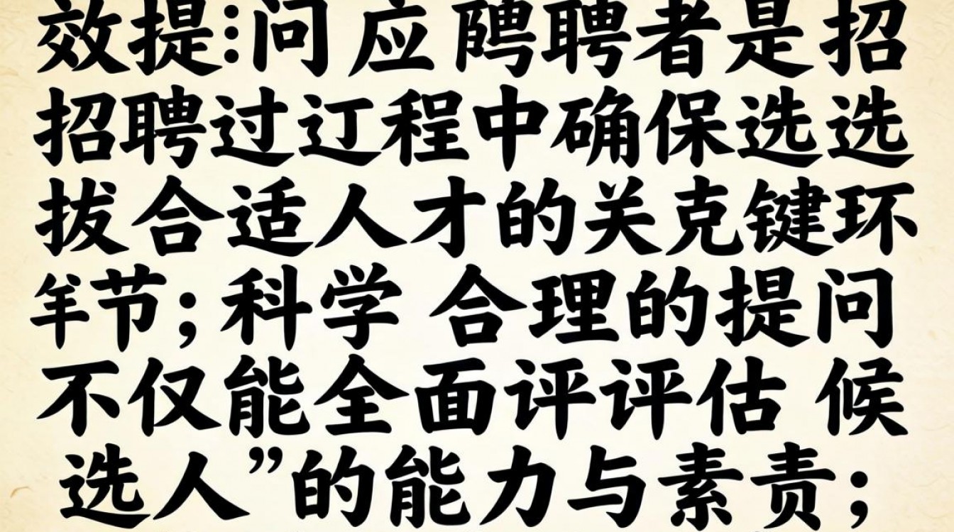 如何通过有效提问精准评估应聘者能力?关键方法有哪些?-图3 如何通过有效提问精准评估应聘者能力?关键方法有哪些?-图3