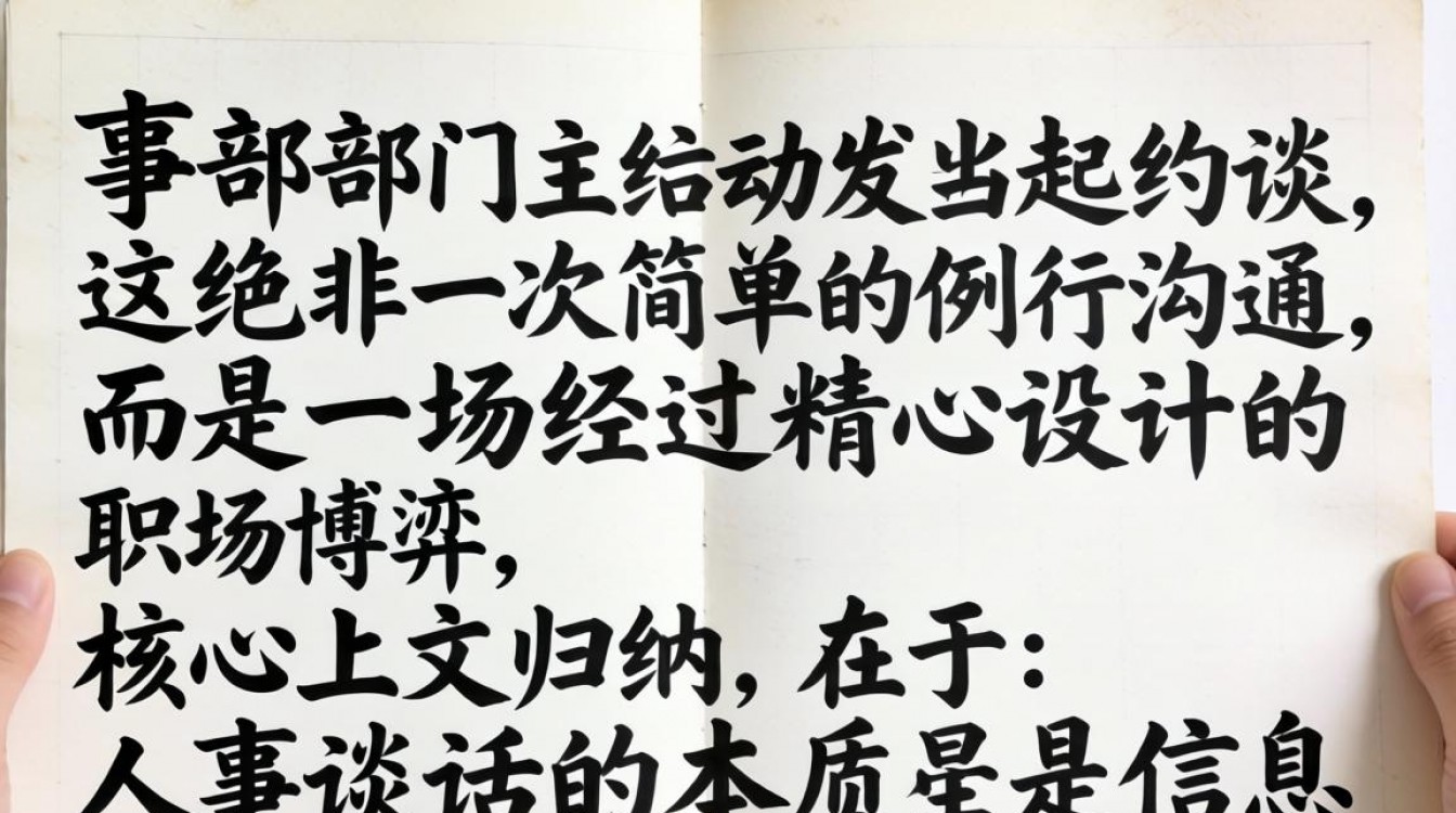 人事和你谈公事-图1