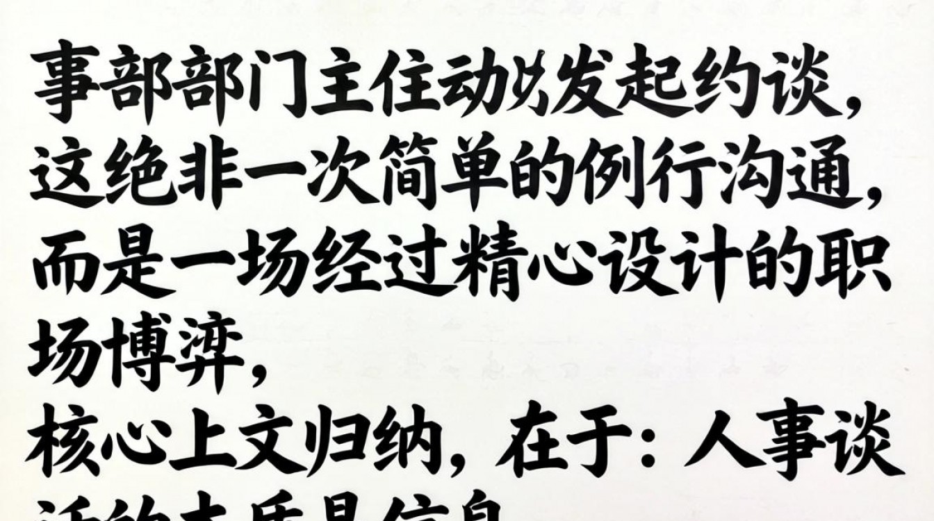 人事和你谈公事-图3