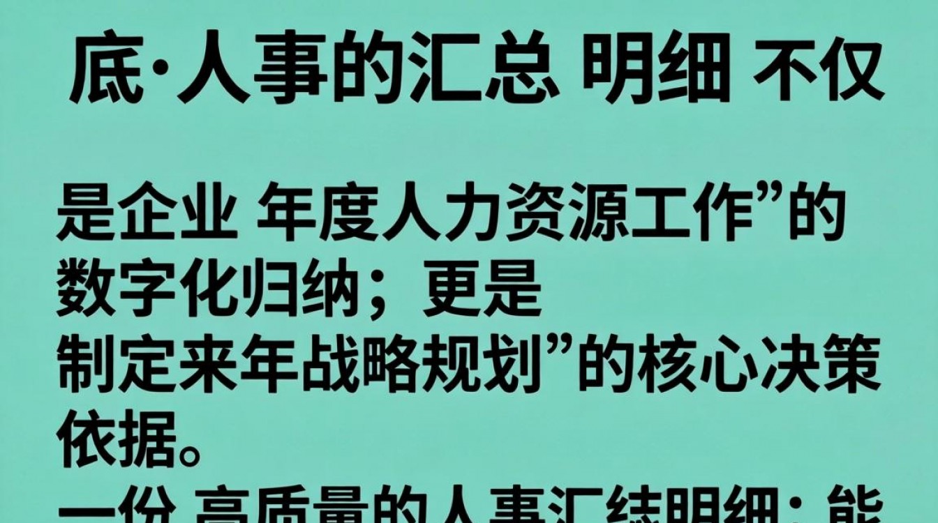 年底人事汇总明细-图1 年底人事汇总明细-图1