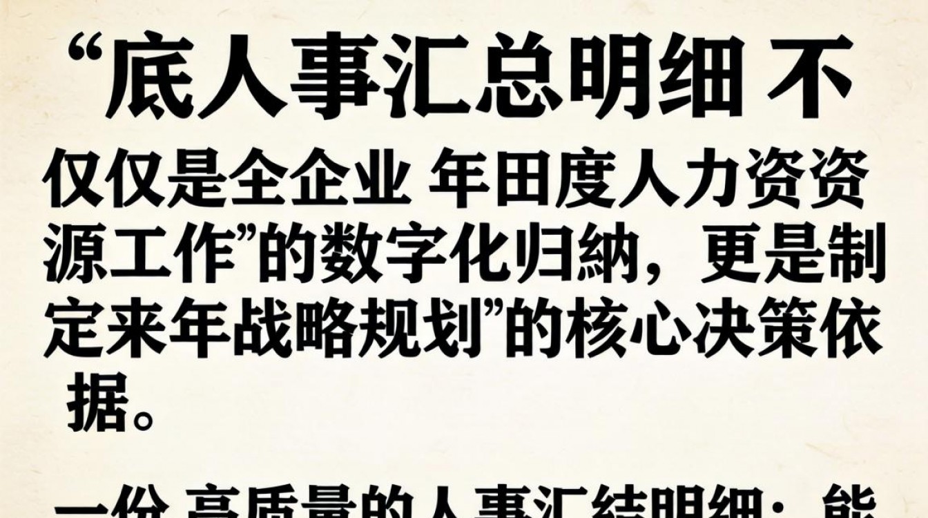 年底人事汇总明细-图3 年底人事汇总明细-图3