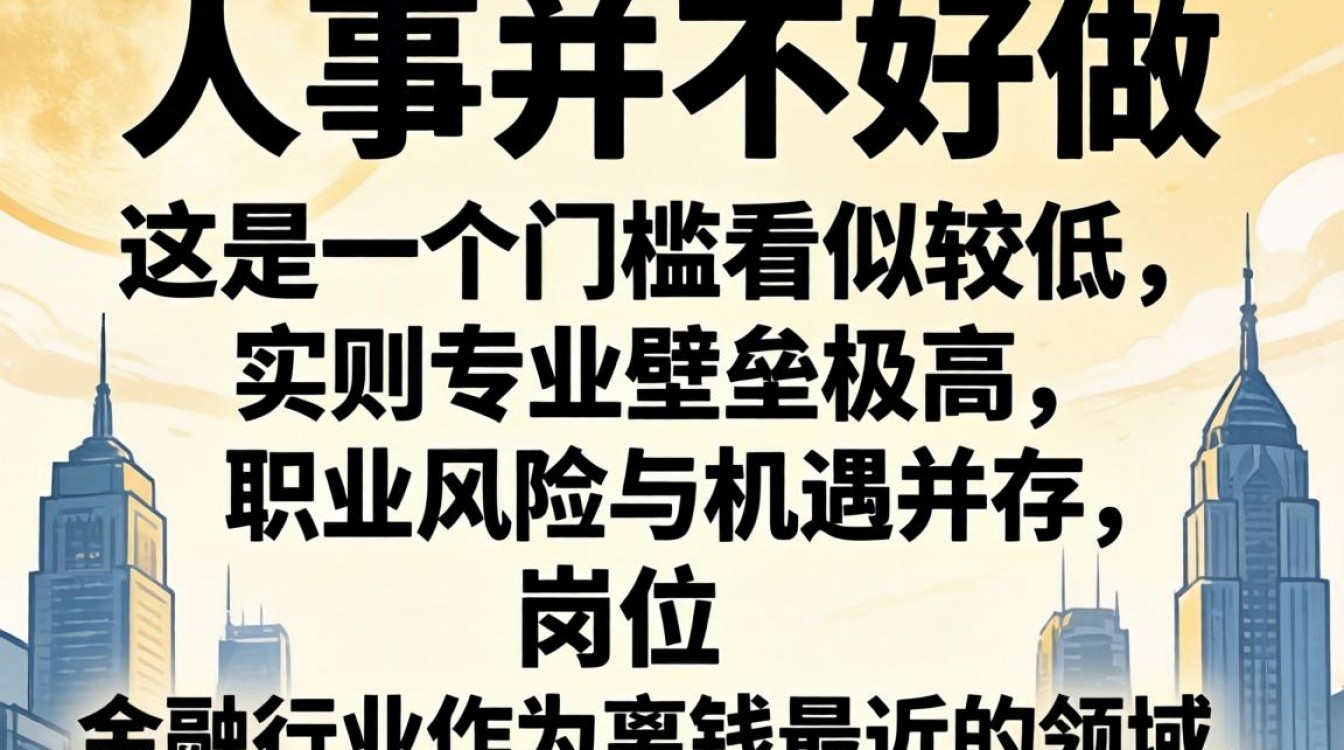 金融人事好做吗-图3