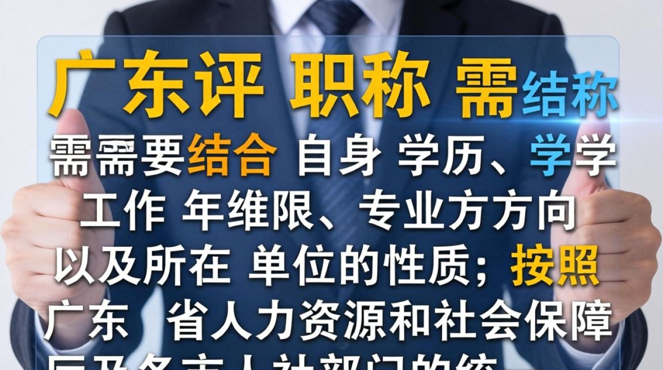 人在广东评职称,需要满足哪些条件?-图1 人在广东评职称,需要满足哪些条件?-图1