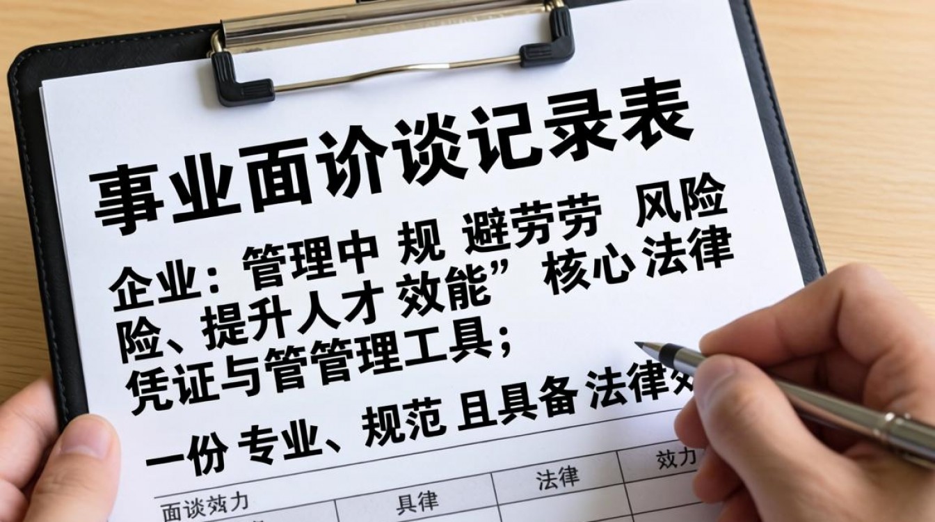 人事面谈记录表-图2