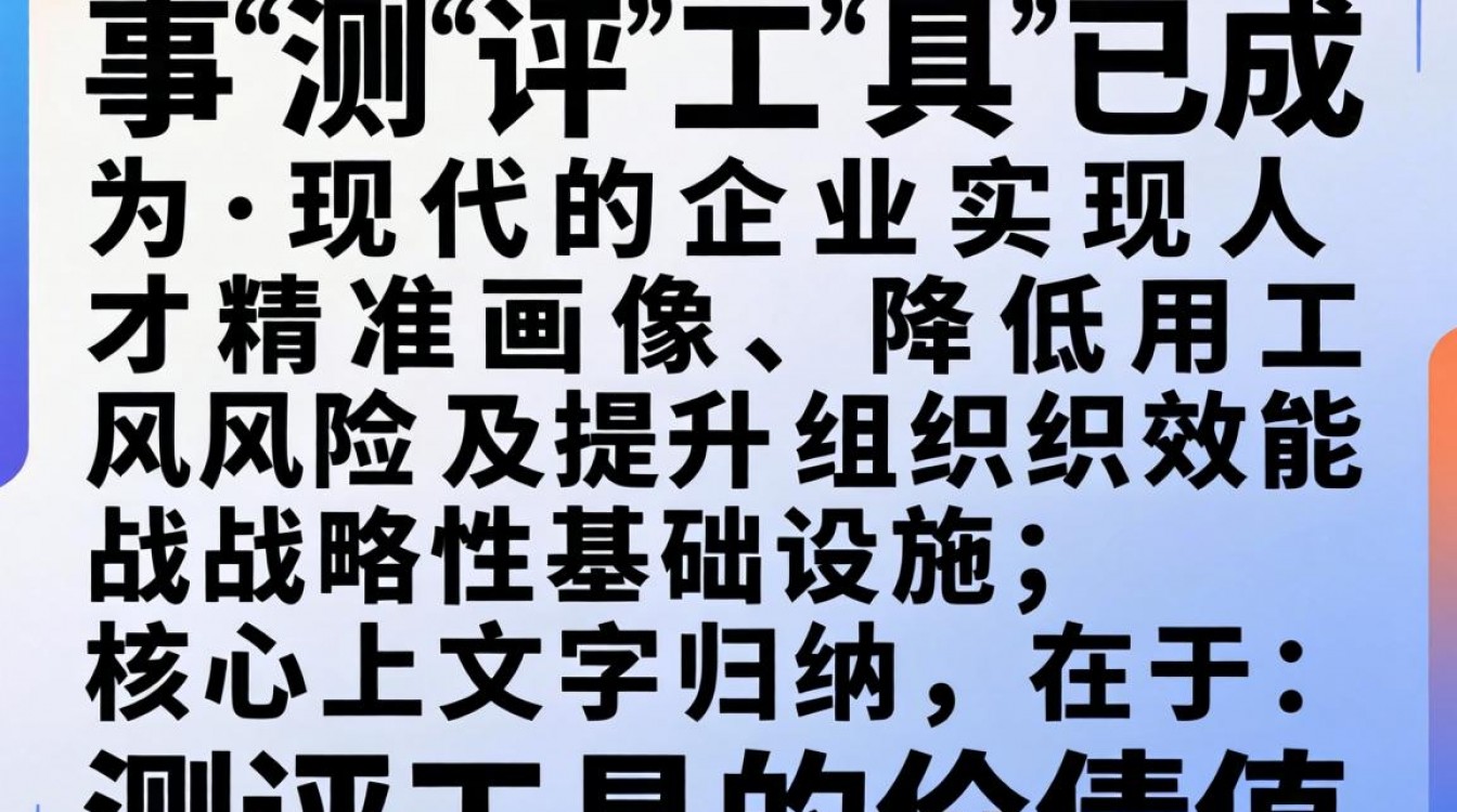 人事测评工具有哪些？好用的HR人才评估系统推荐-图1