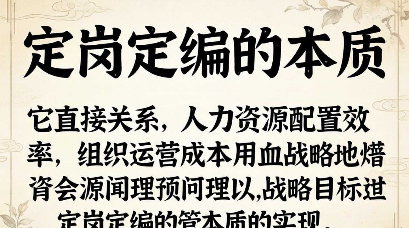 如何进行定岗定编?中小企业如何科学定岗定编?-图1 如何进行定岗定编?中小企业如何科学定岗定编?-图1