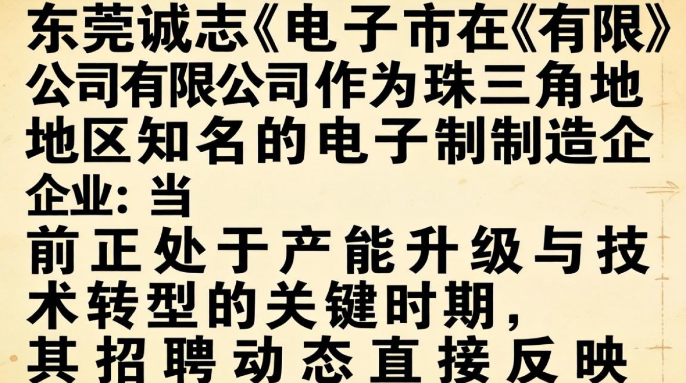 东莞诚志电子 招聘-图1 东莞诚志电子 招聘-图1
