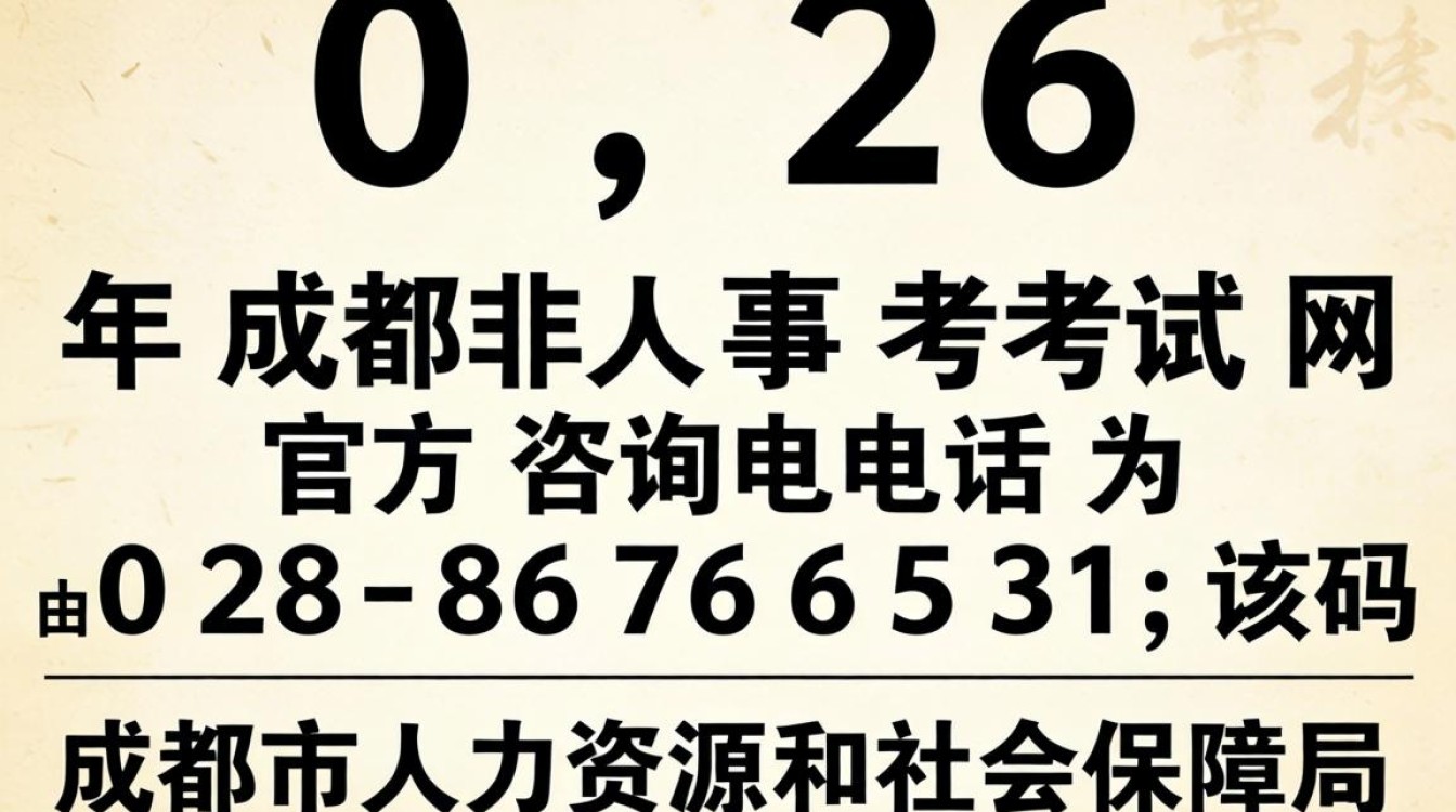 成都人事考试网电话是多少？成都人事考试网电话-图2