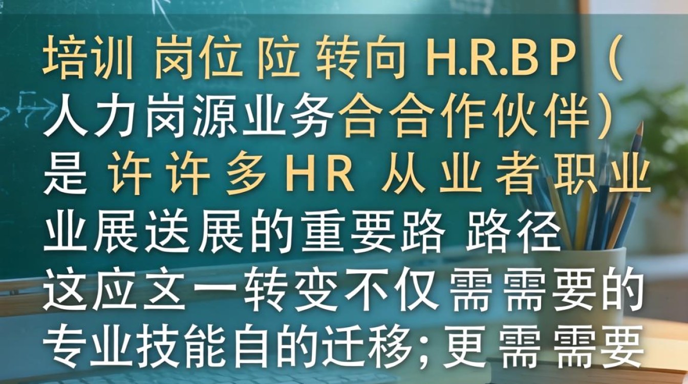 如何从培训岗转型HRBP?需要哪些核心能力与经验积累?-图1 如何从培训岗转型HRBP?需要哪些核心能力与经验积累?-图1