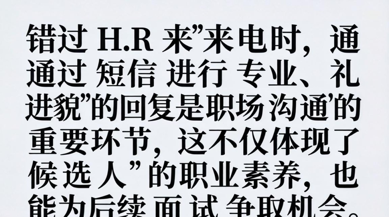 错过HR电话怎么回短信争取面试?错过面试电话怎么挽回-图1 错过HR电话怎么回短信争取面试?错过面试电话怎么挽回-图1