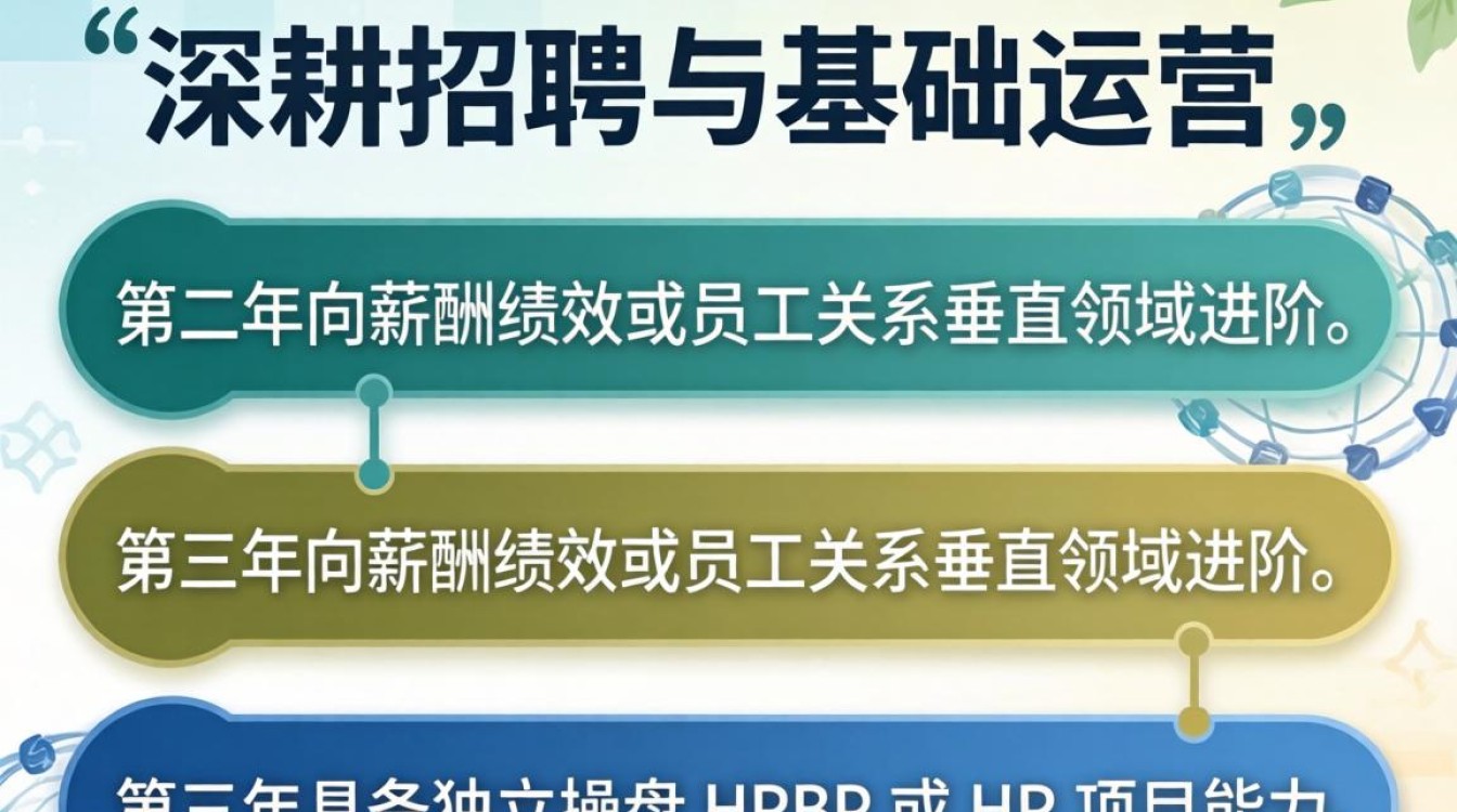 人事专员三年职业规划怎么做?HR晋升路径与薪资发展指南-图2 人事专员三年职业规划怎么做?HR晋升路径与薪资发展指南-图2