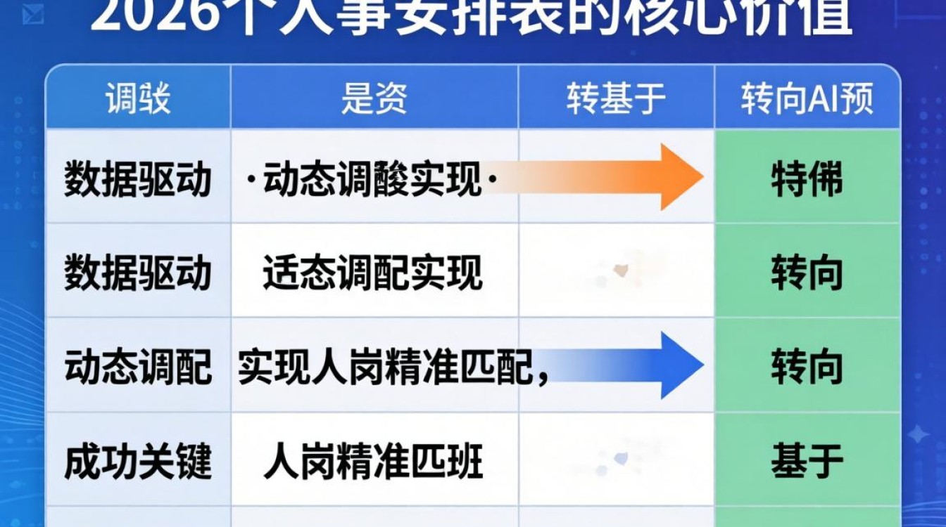 人事安排表怎么做？人事安排表模板下载-图1