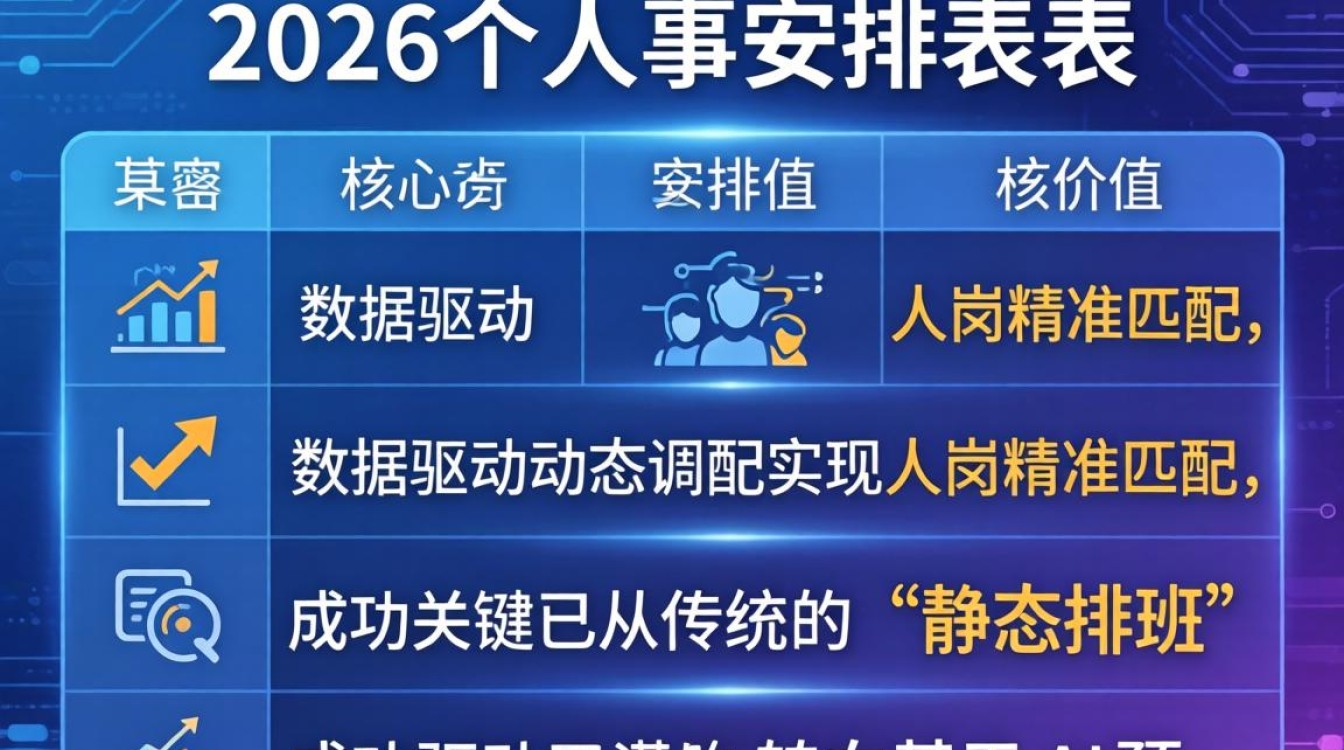 人事安排表怎么做？人事安排表模板下载-图3