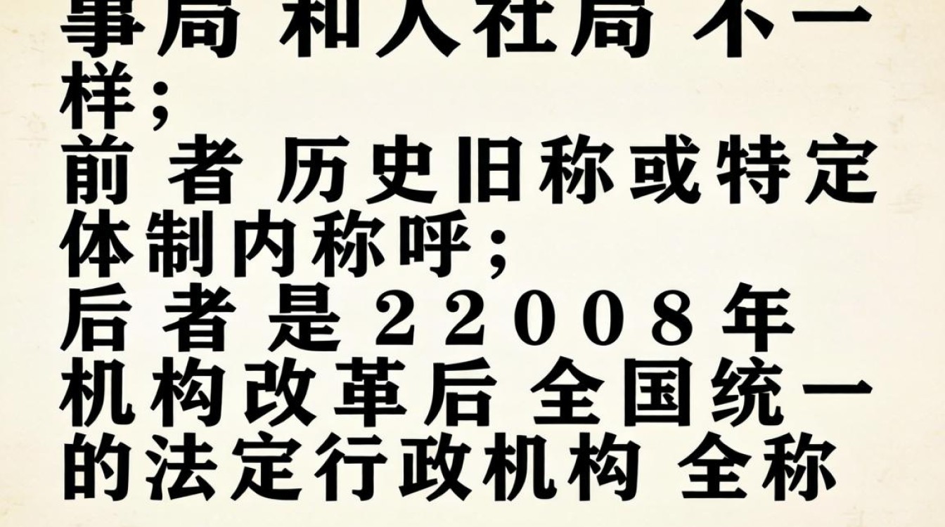 人事局和人社局一样吗，人社局全称是什么-图2