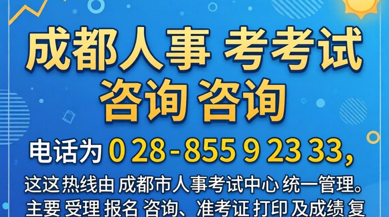 成都人事考试电话是多少，成都人事考试中心联系电话-图1
