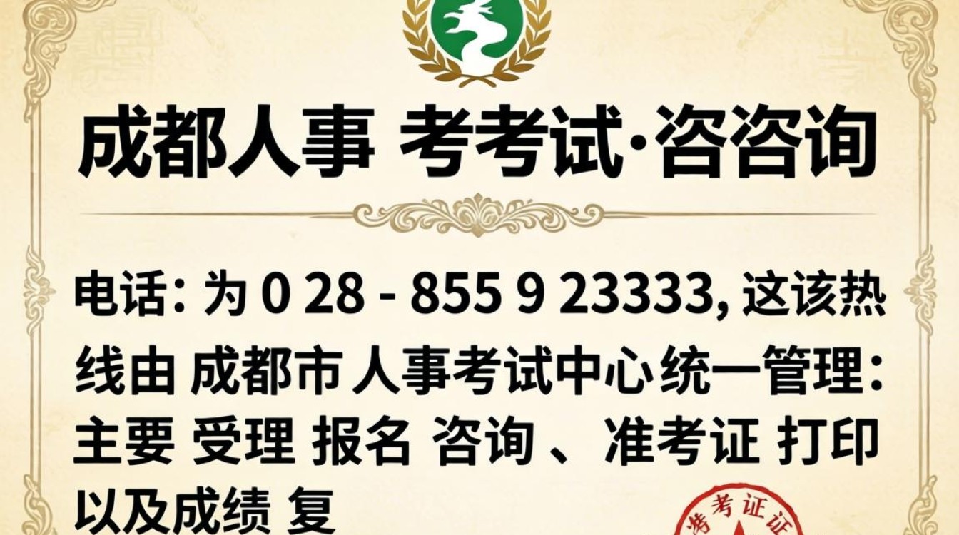 成都人事考试电话是多少，成都人事考试中心联系电话-图2