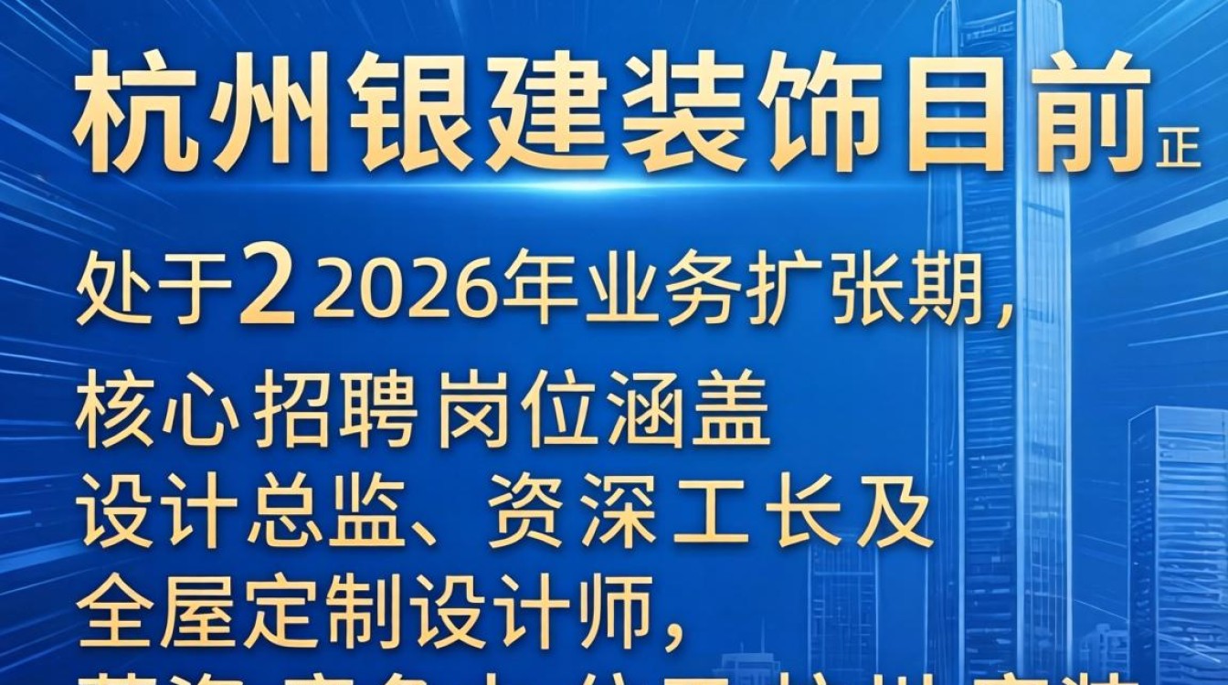 杭州银建装饰招聘,杭州银建装饰招聘条件及待遇如何-图1 杭州银建装饰招聘,杭州银建装饰招聘条件及待遇如何-图1