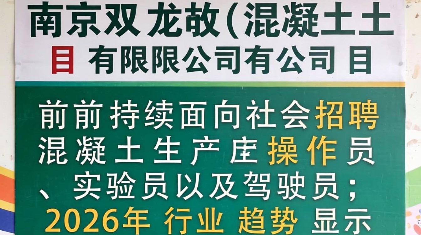 南京双龙混凝土招聘是真的吗,南京双龙混凝土招聘信息-图1 南京双龙混凝土招聘是真的吗,南京双龙混凝土招聘信息-图1