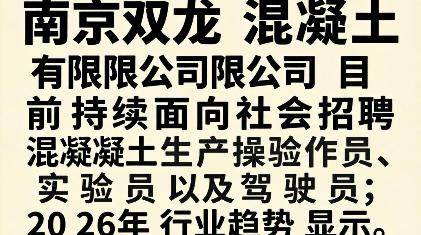 南京双龙混凝土招聘是真的吗,南京双龙混凝土招聘信息-图2 南京双龙混凝土招聘是真的吗,南京双龙混凝土招聘信息-图2