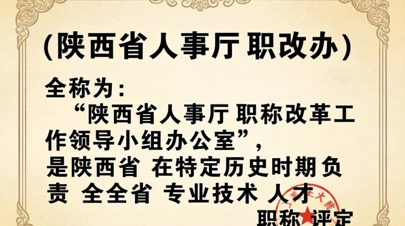 陕西省人事厅职改办,陕西省职称评审政策及流程详解-图2 陕西省人事厅职改办,陕西省职称评审政策及流程详解-图2