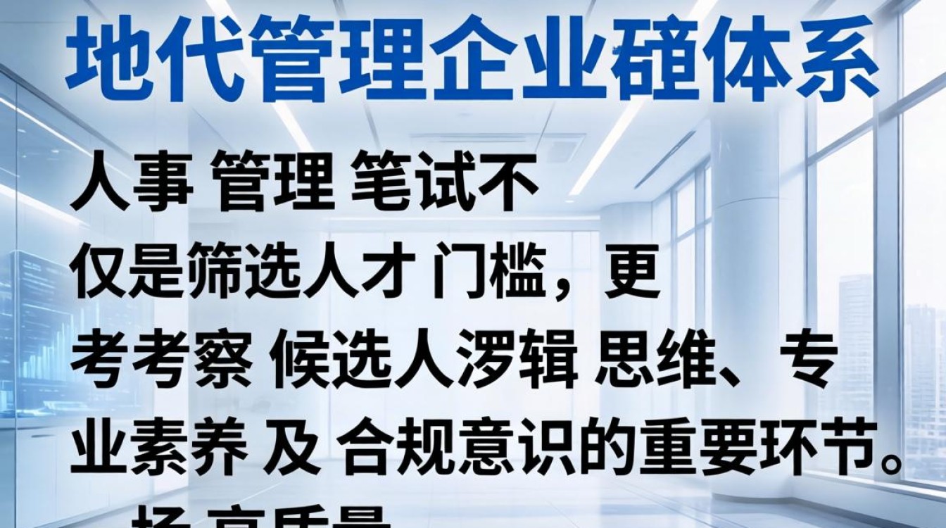 人事管理笔试考什么?-图1 人事管理笔试考什么?-图1