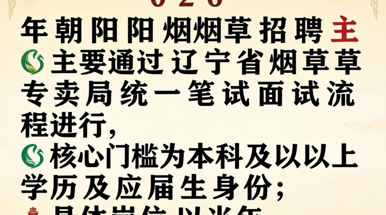 朝阳烟草招聘,朝阳烟草招聘条件及报名流程-图2 朝阳烟草招聘,朝阳烟草招聘条件及报名流程-图2
