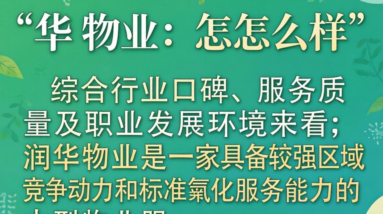 润华物业怎么样,润华物业服务口碑评价-图1 润华物业怎么样,润华物业服务口碑评价-图1