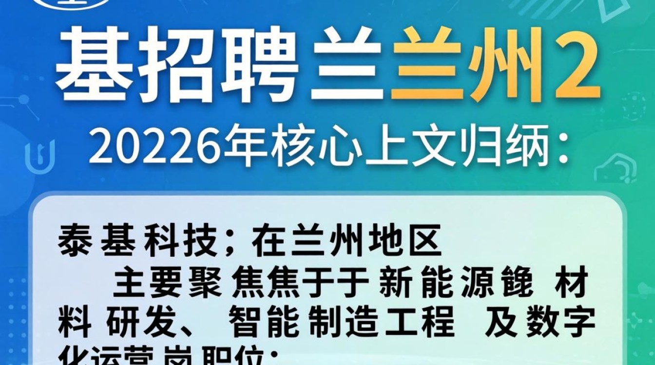 泰基招聘兰州,兰州泰基最新招聘职位及薪资待遇详情-图3 泰基招聘兰州,兰州泰基最新招聘职位及薪资待遇详情-图3