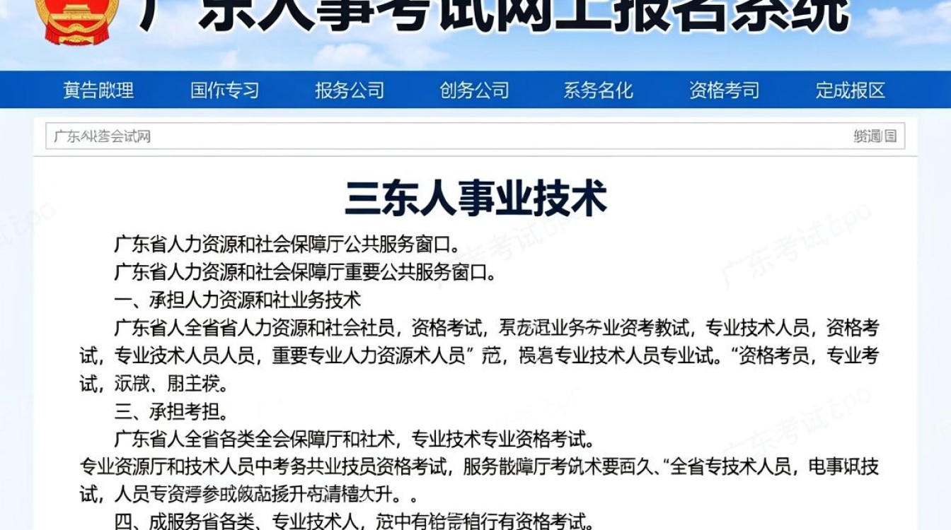 广东人事考试网上报名入口在哪里，广东人事考试网-图1