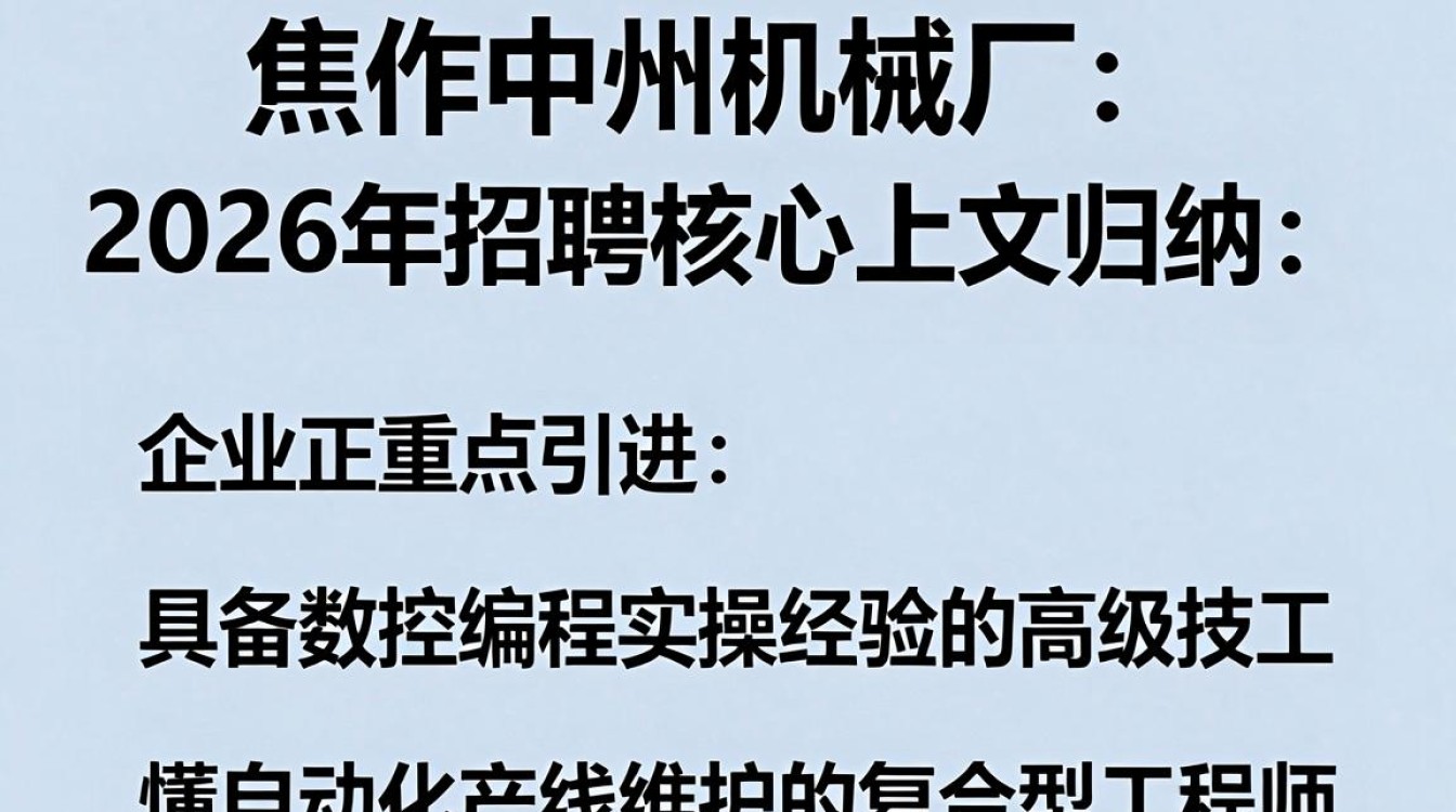 焦作中州机械厂招聘是真的吗,焦作中州机械厂最新招聘信息-图1 焦作中州机械厂招聘是真的吗,焦作中州机械厂最新招聘信息-图1