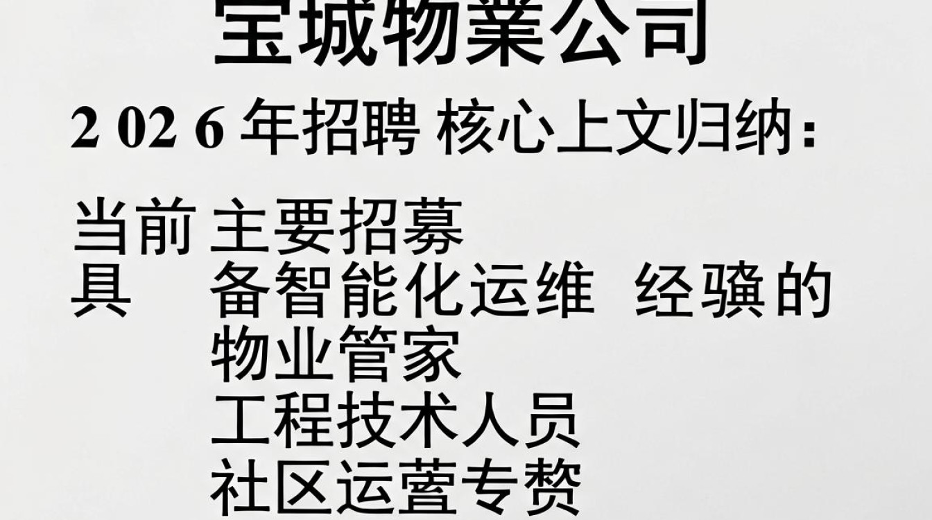 宝城物业公司招聘,宝城物业招聘待遇怎么样-图1 宝城物业公司招聘,宝城物业招聘待遇怎么样-图1