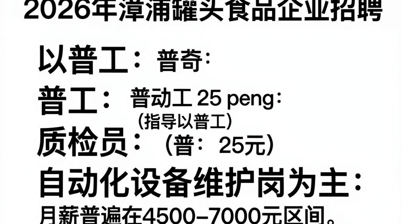 漳浦罐头食品招聘信息，漳浦罐头厂最新招聘-图1
