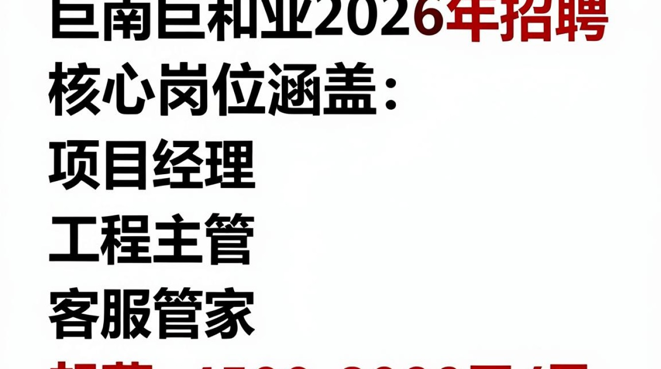 云南巨和物业招聘信息,云南物业招聘最新岗位-图1 云南巨和物业招聘信息,云南物业招聘最新岗位-图1